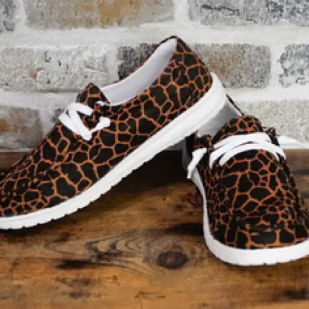 Gypsy Jazz Black and Brown Sneakers
